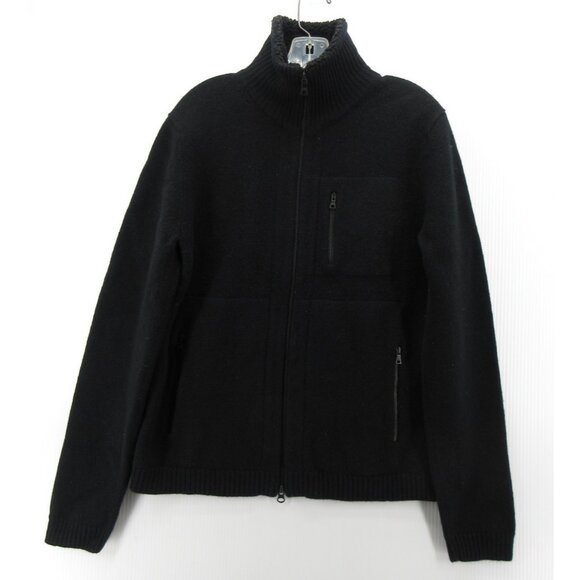 VINTAGE Banana Republic Sweater Medium Wool Cardigan Jacket Y2K Retro - Picture 1 of 11